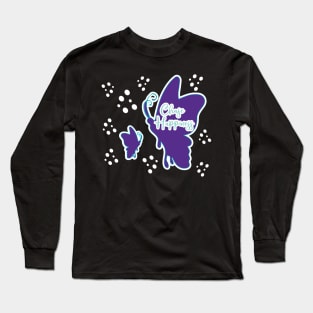 Chase Happy Butterfly Long Sleeve T-Shirt